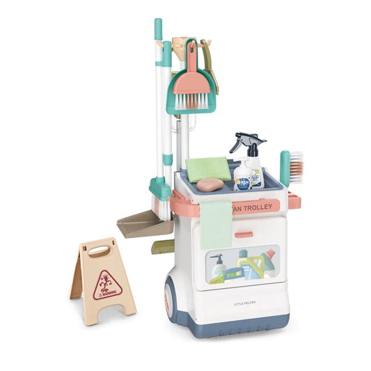 KTX-765651 Kids Pretend Play Cleaning Set - Battery Operated Simulation Toys for Ages 2-7