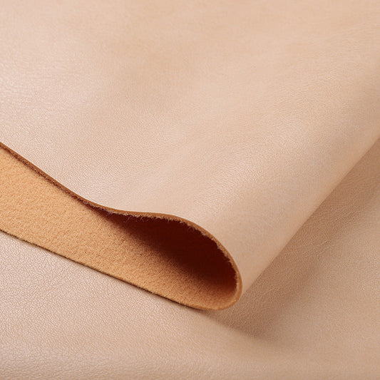 KTX-765651 Thick Palm Print Half PU Leather Fabric, 1.2mm Thickness, 140cm Wide for Gloves, Furniture, and More