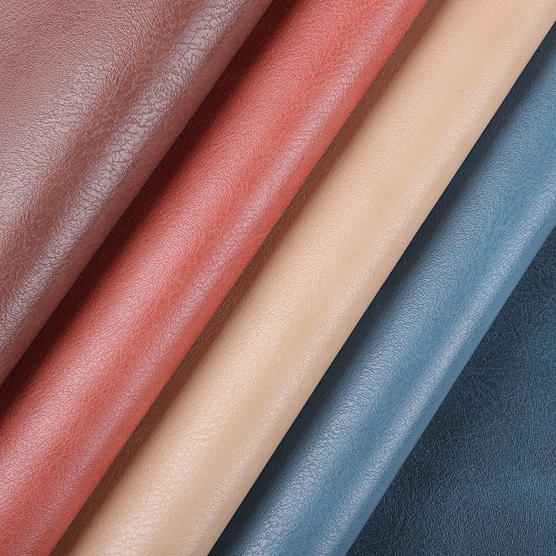 KTX-765651 Thick Palm Print Half PU Leather Fabric, 1.2mm Thickness, 140cm Wide for Gloves, Furniture, and More