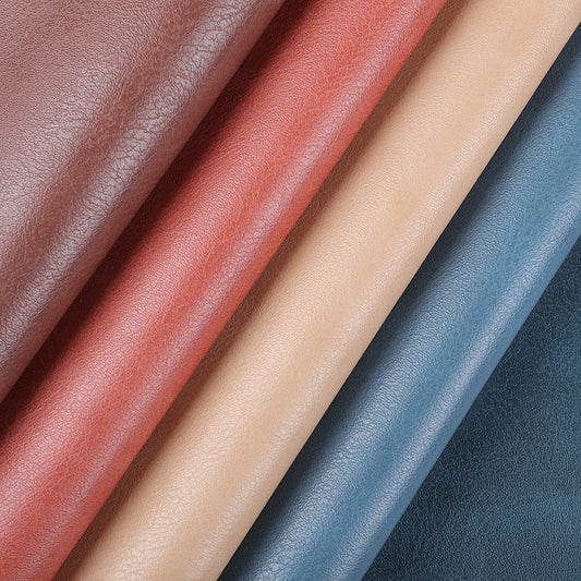 KTX-765651 Thick Palm Print Half PU Leather Fabric, 1.2mm Thickness, 140cm Wide for Gloves, Furniture, and More