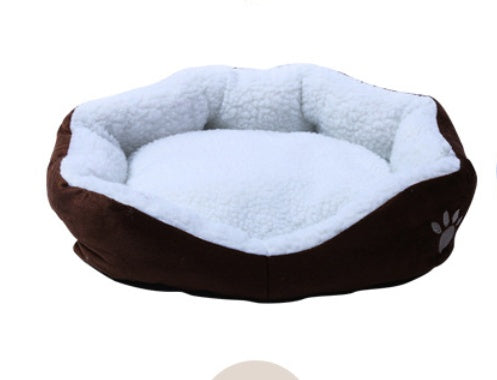 KTX-767251 Cozy Cashmere Pet Kennel for Comfort and Safety - 50cm x 40cm