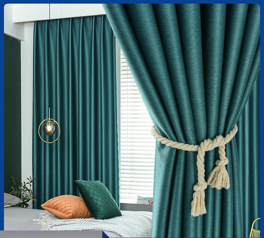 KTX-767827 Thickening Double-sided Jacquard Curtain with High Shading 70%-90% in Various Colors
