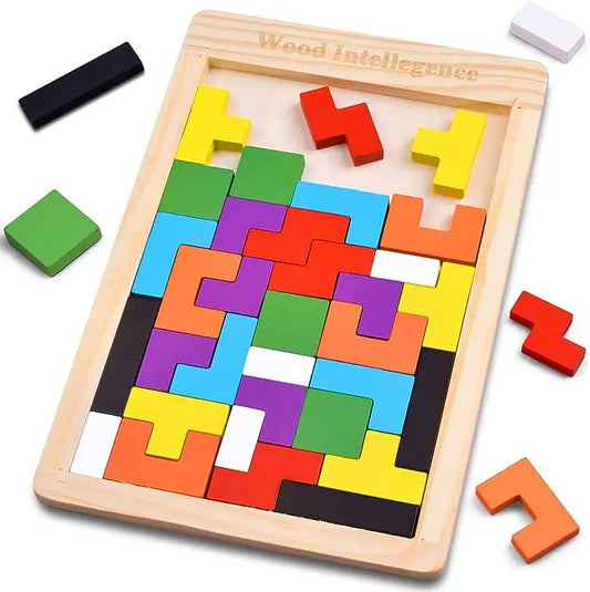 3D Wooden Jigsaw Puzzles for Kids - Educational Toys for Ages 2-13