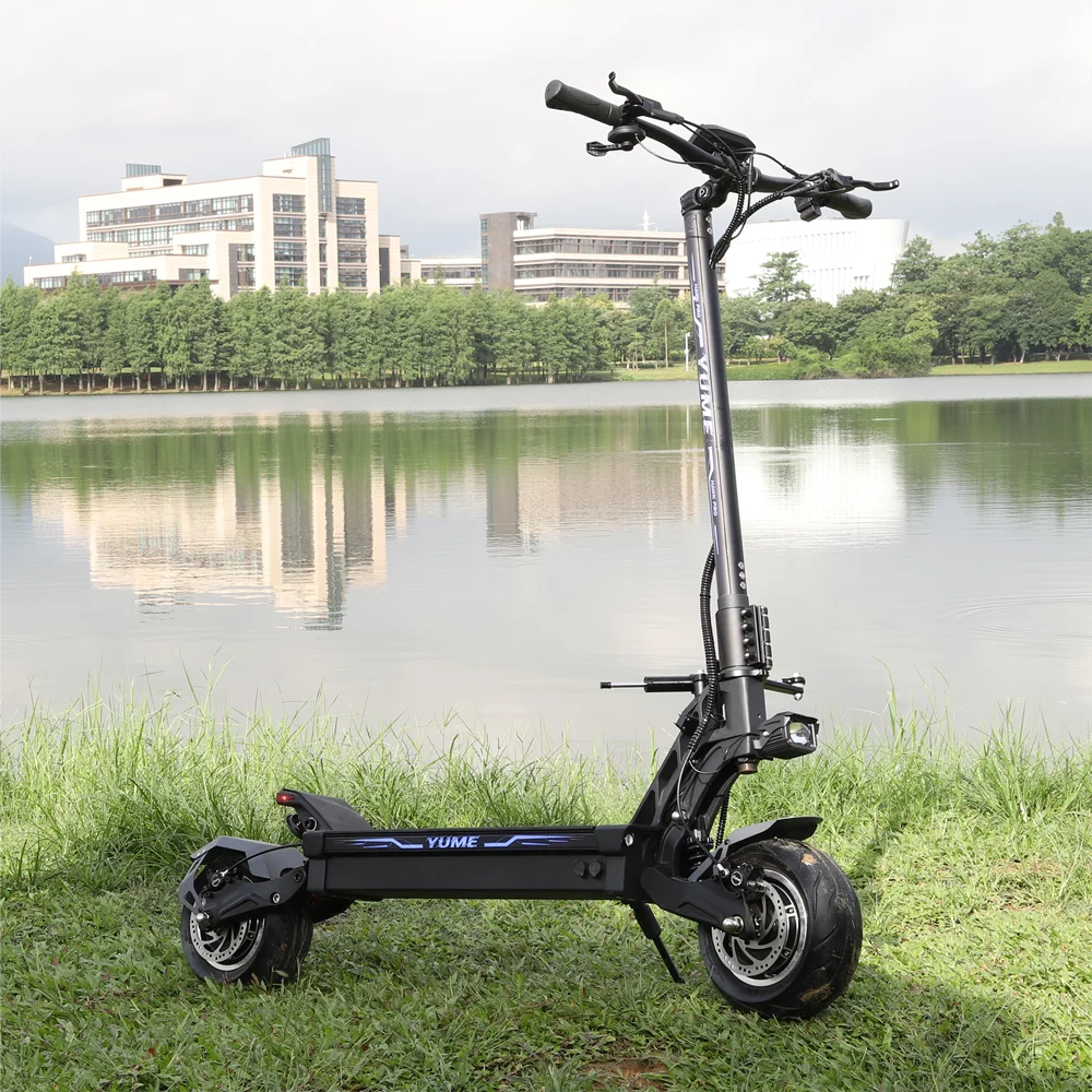 KTX-768467 6000W Dual Motor Foldable Electric Kick Scooter - Max Speed 49 km/h, 96 km Range, 10 Inch Tires, Hydraulic Suspension, 330 lbs Capacity