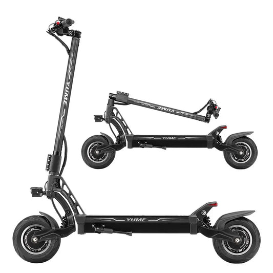 KTX-768467 6000W Dual Motor Foldable Electric Kick Scooter - Max Speed 49 km/h, 96 km Range, 10 Inch Tires, Hydraulic Suspension, 330 lbs Capacity
