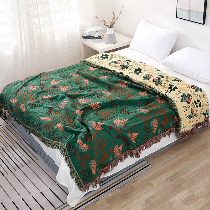 KTX-769427 Summer Air-Conditioned Four-Layer Cotton Towel Blanket in Various Sizes