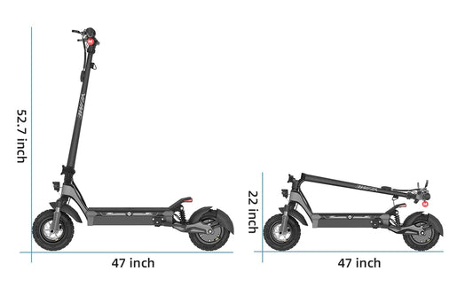 KTX-769619 YUME Swift 250W Foldable Electric Scooter with 10-Inch Wide Wheel and 60km Range