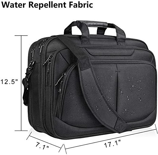 KTX-769811 Expandable Water-Repellent Messenger Bag for Laptops and Business Essentials