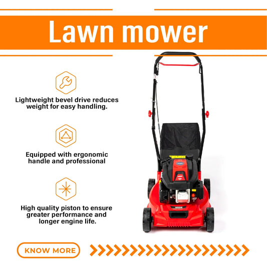 KTX-771923 High-Performance 16-Inch Lawn Mower with 2.1 kW Engine and Adjustable Cutting Height