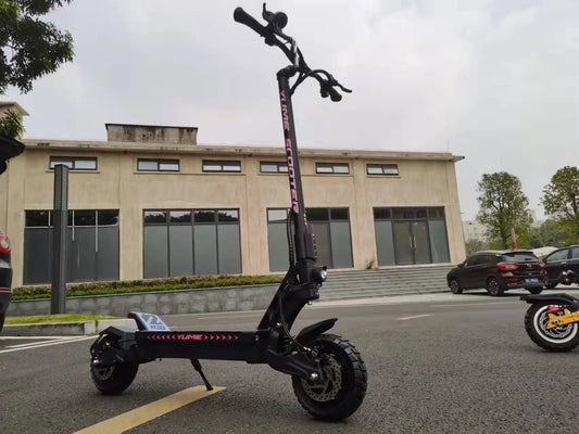 KTX-771923 YUME M10 Electric Scooter 250W Dual Motors 15mph Max Speed 10-inch Off-Road Tires Foldable for Adults