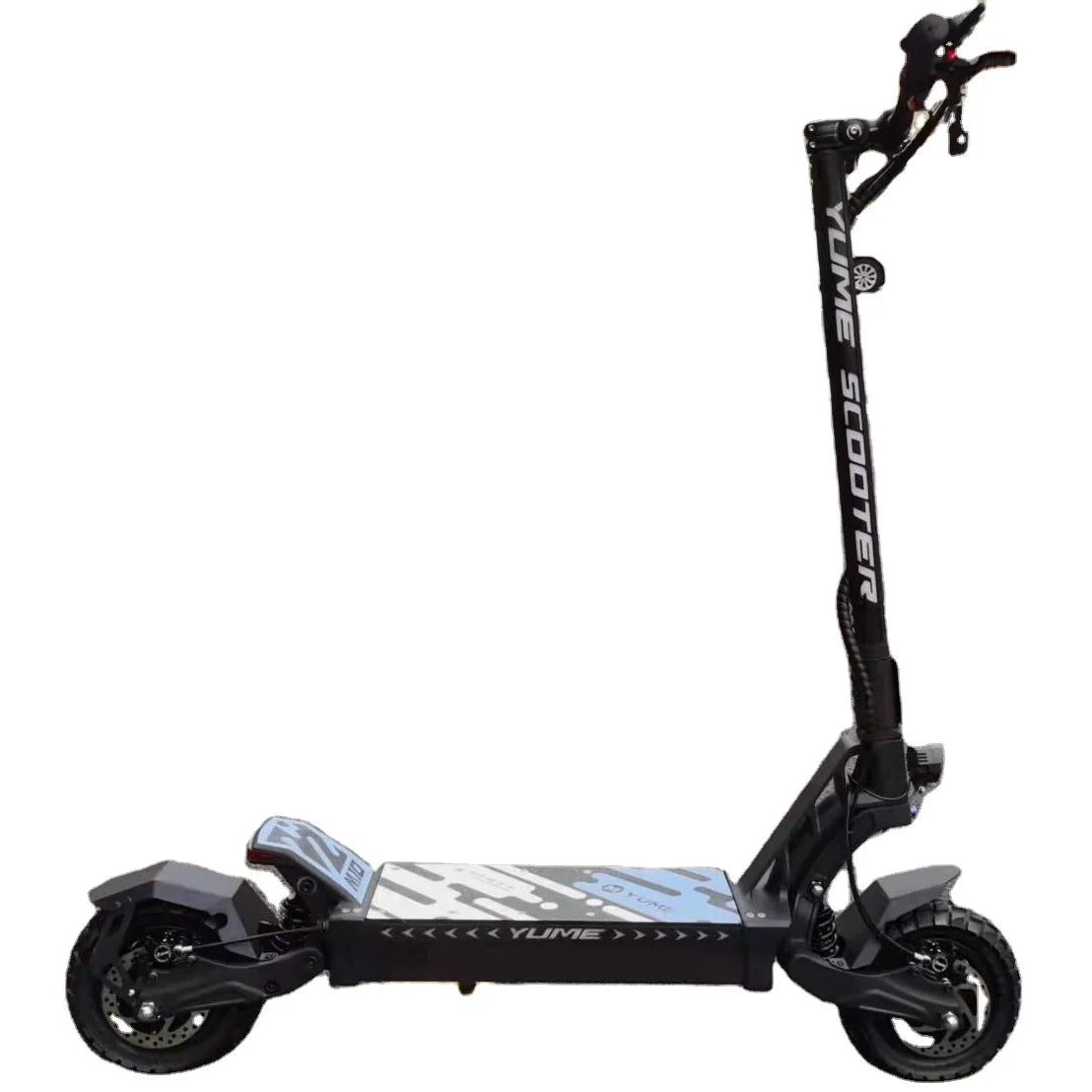 KTX-771923 YUME M10 Electric Scooter 250W Dual Motors 15mph Max Speed 10-inch Off-Road Tires Foldable for Adults