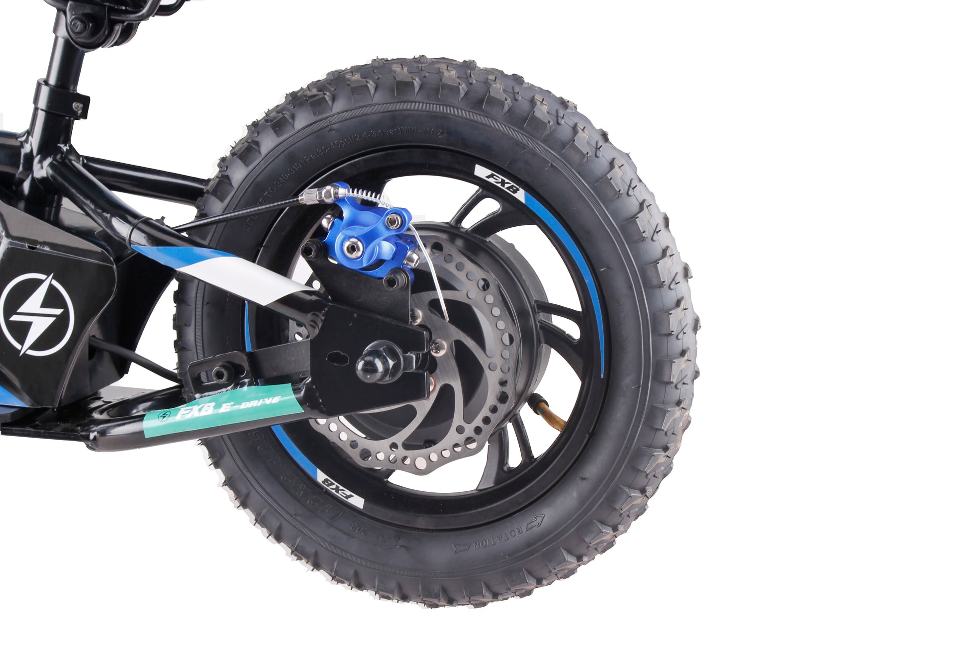 KTX-771987 12 Inch Kids Balance Bike with 250W Motor, Aluminum Alloy Frame, and Disc Brake for Ages 3-6