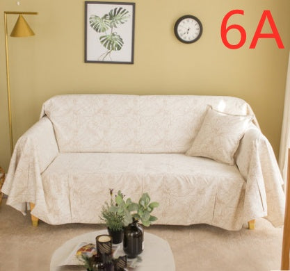 KTX-772627 Nordic Style Matte Pattern Sofa Cover in Customizable Colors
