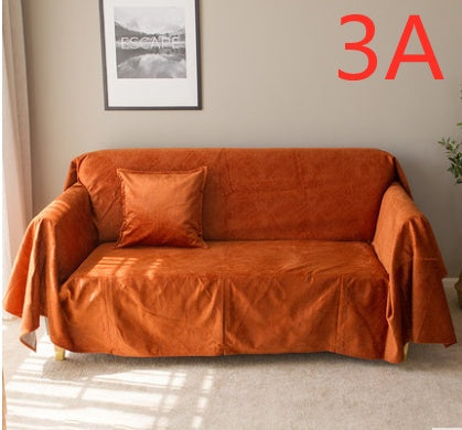 KTX-772627 Nordic Style Matte Pattern Sofa Cover in Customizable Colors