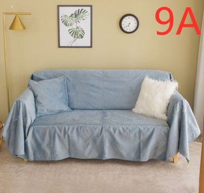 KTX-772627 Nordic Style Matte Pattern Sofa Cover in Customizable Colors
