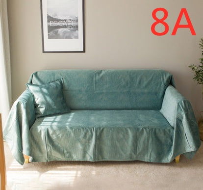 KTX-772627 Nordic Style Matte Pattern Sofa Cover in Customizable Colors