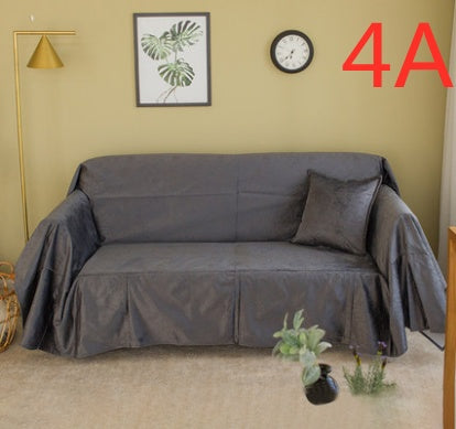 KTX-772627 Nordic Style Matte Pattern Sofa Cover in Customizable Colors