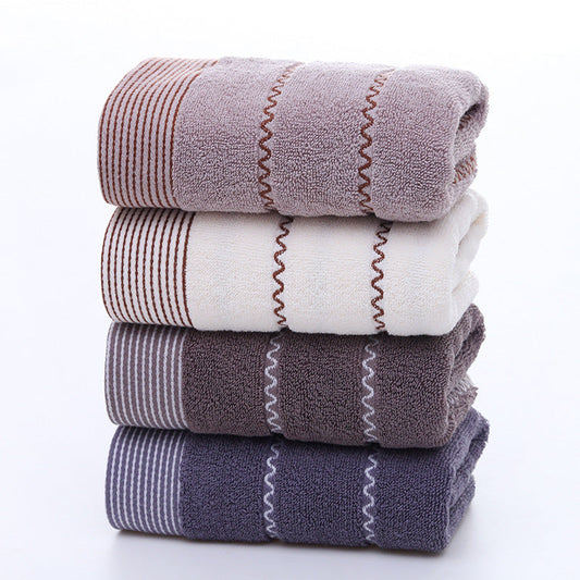KTX-773139 Cotton Household and Face Towels in Assorted Colors and Patterns