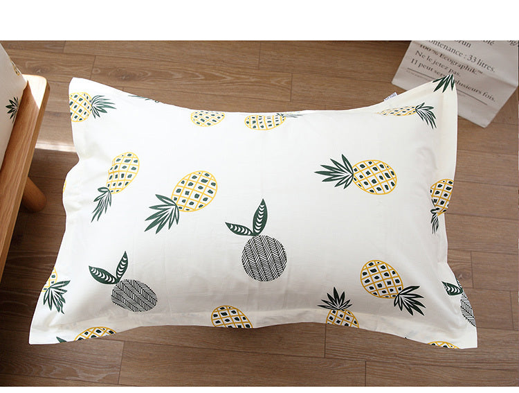 KTX-774035 Cotton Twill Bed Sheet Set with Quilt Cover and Pillowcase - Multiple Sizes Available