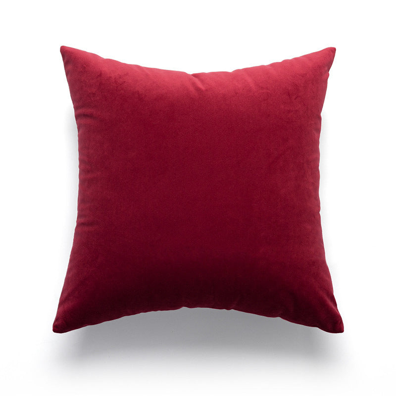 KTX-776019 Vintage Ruffled Sofa Cushion in Plush Material with Tassels - Available in English Rose, Pod Blush Pink, and Velvet Wine Red