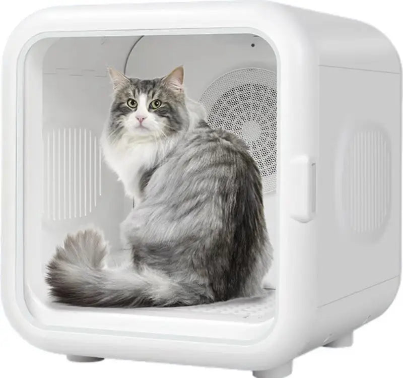KTX-776275 Automatic Pet Dryer Box with Temperature Control for Cats and Dogs, Ultra Quiet Design, Timer Function, Eco-Friendly Materials