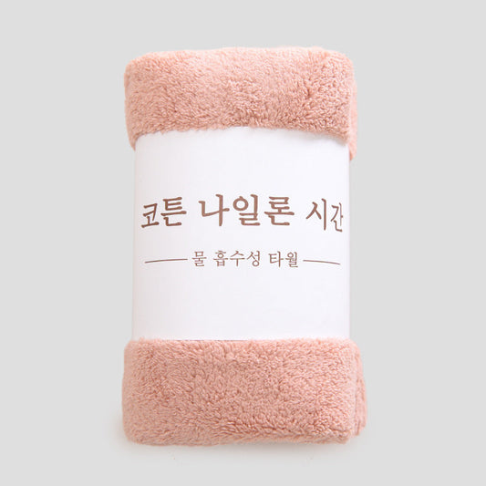 KTX-776595 Coral Fleece Soft Face Wash Towel - Absorbent and Breathable 35x75 cm