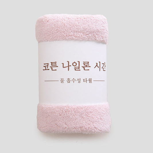 KTX-776595 Coral Fleece Soft Face Wash Towel - Absorbent and Breathable 35x75 cm