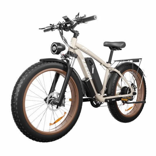 KTX-776723 Electric Mountain Bike with 1000W Motor, 48V 16Ah Battery, 7-Speed Gears, and Hydraulic Disc Brakes - 26 Inch Fat Tire E-Bike for Adults