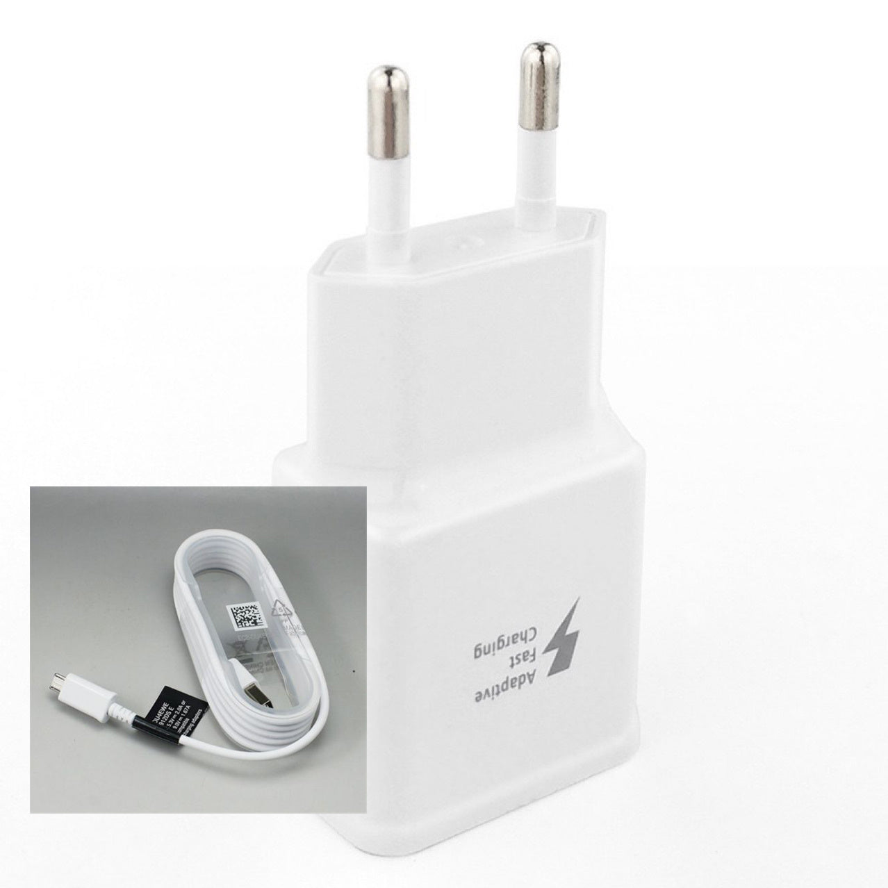 KTX-777235 Samsung Travel Charger 2A Fast Charging for S6/S7/S8 Mobile Phones, Supports 5V & 9V Output