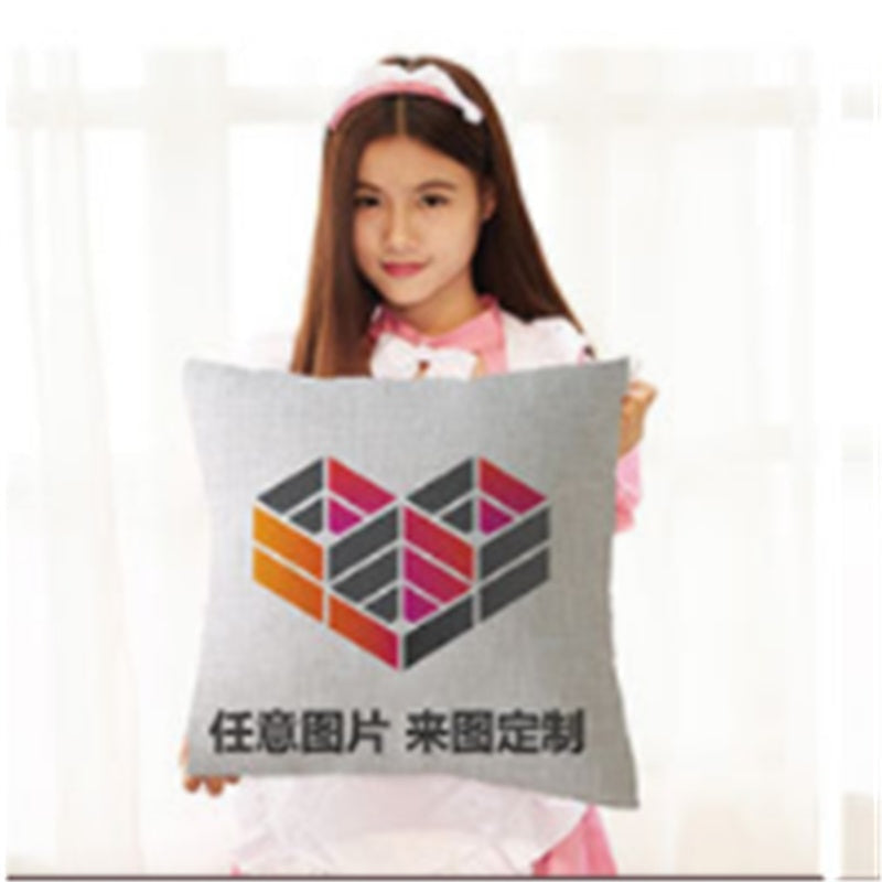KTX-778003 Cartoon-Themed Thick Cotton Linen Pillow with PP Cotton Filling