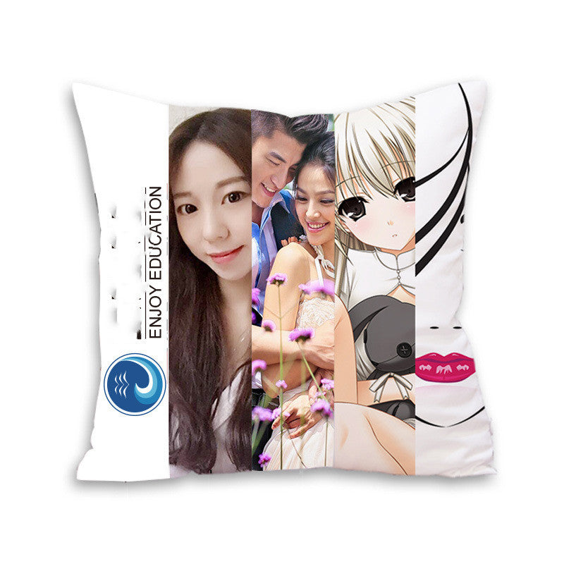 KTX-778003 Cartoon-Themed Thick Cotton Linen Pillow with PP Cotton Filling