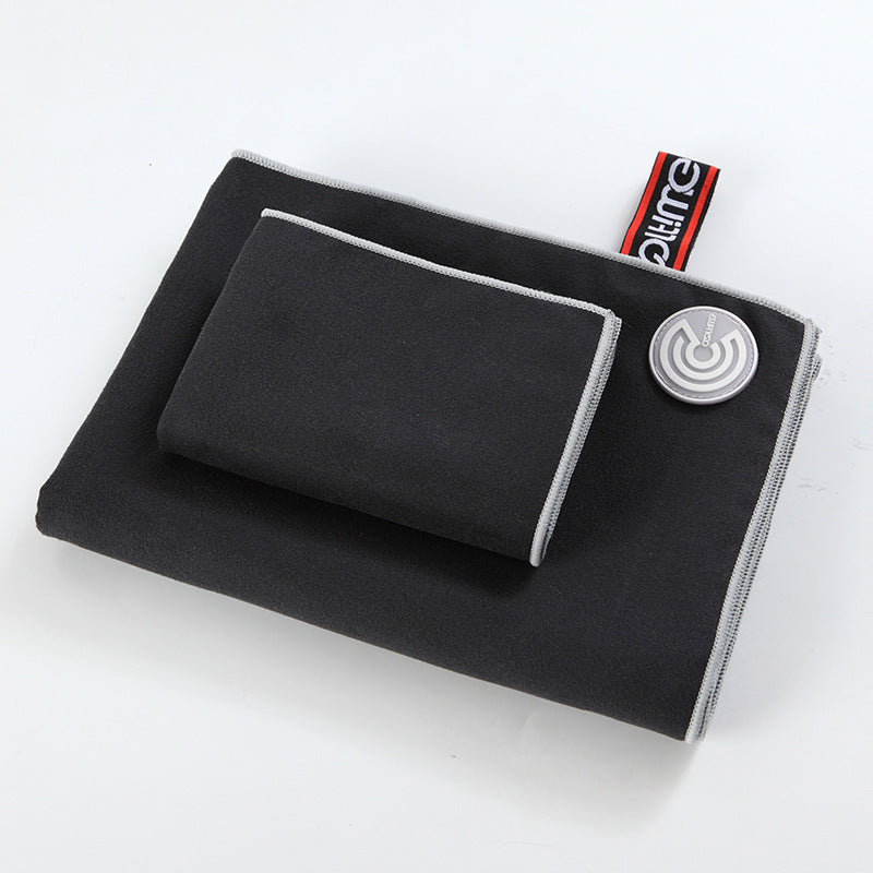 KTX-778899 Microfiber Beach Towel Set - Quick-Dry Sports Towel and Bath Towel Combo, Soft Double-Face Velvet, 40x80 cm & 80x160 cm