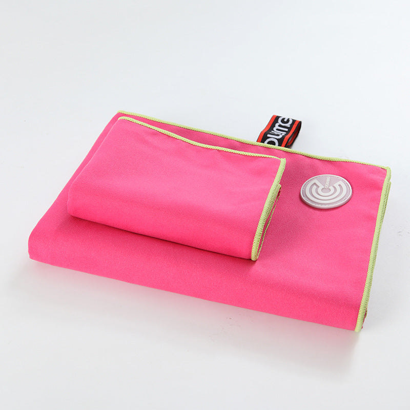 KTX-778899 Microfiber Beach Towel Set - Quick-Dry Sports Towel and Bath Towel Combo, Soft Double-Face Velvet, 40x80 cm & 80x160 cm