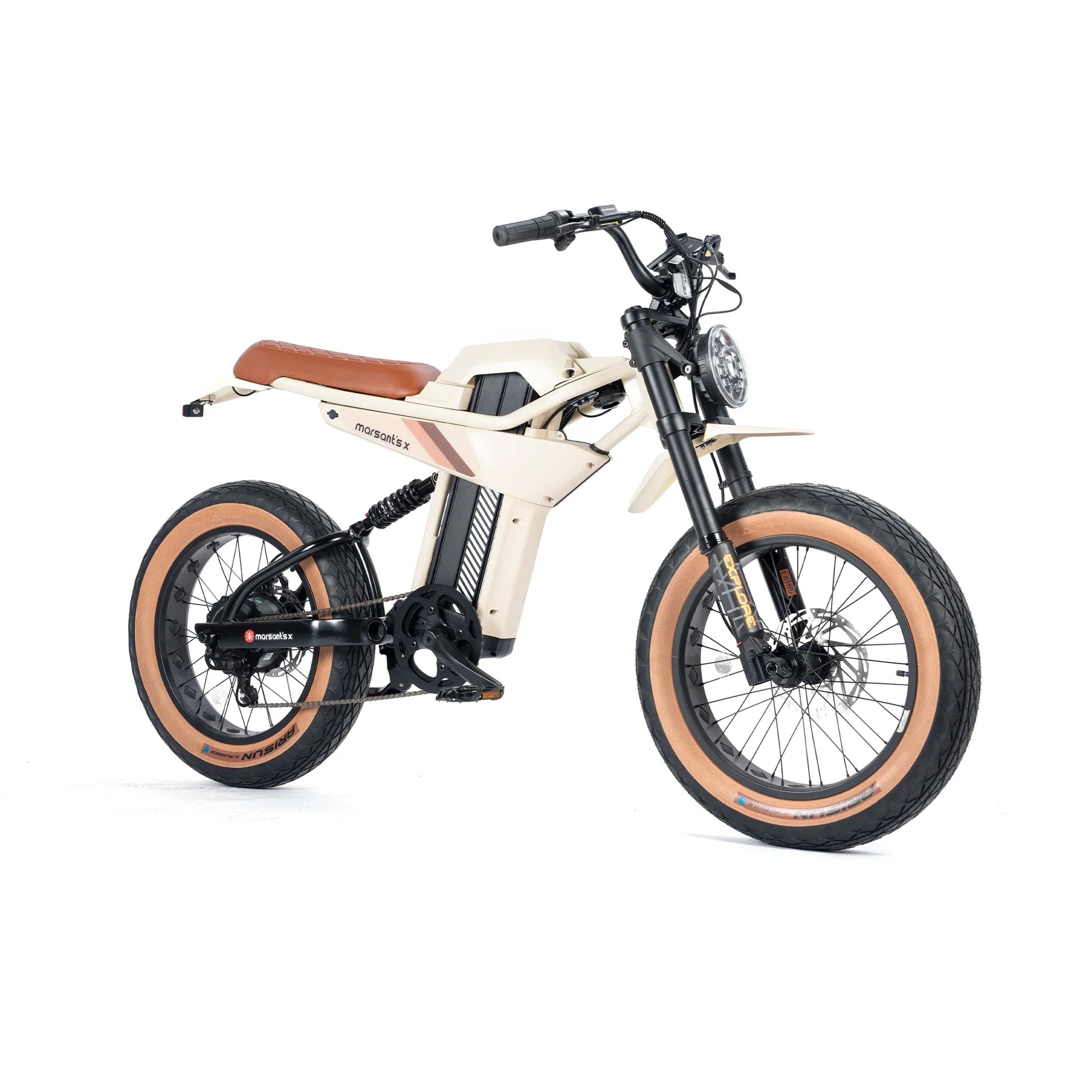 KTX-779027 Electric Double Suspension Fat Tire Bike with 48V 20Ah Battery and Torque Sensor