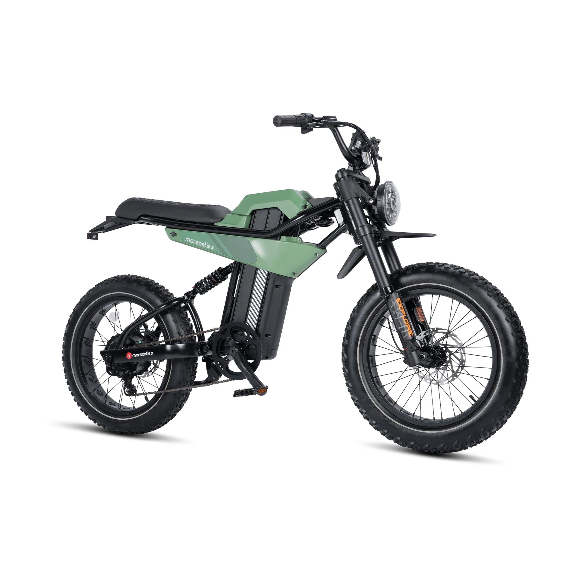 KTX-779027 Electric Double Suspension Fat Tire Bike with 48V 20Ah Battery and Torque Sensor