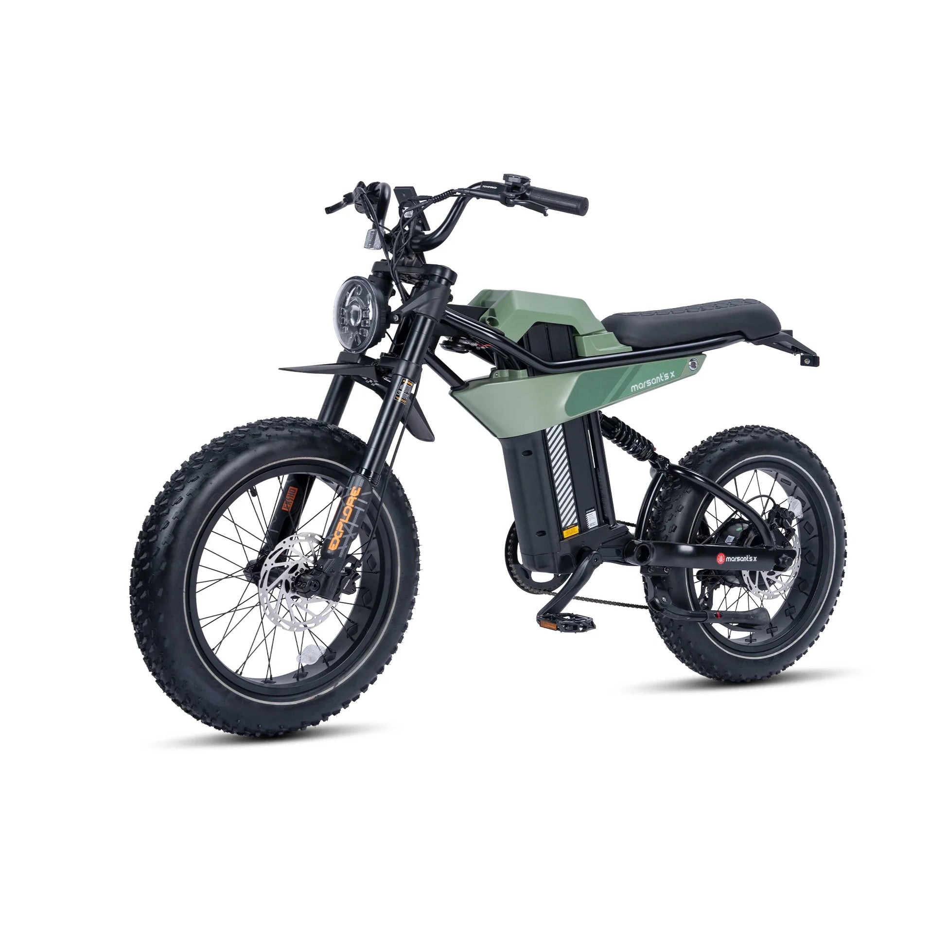 KTX-779027 Electric Double Suspension Fat Tire Bike with 48V 20Ah Battery and Torque Sensor