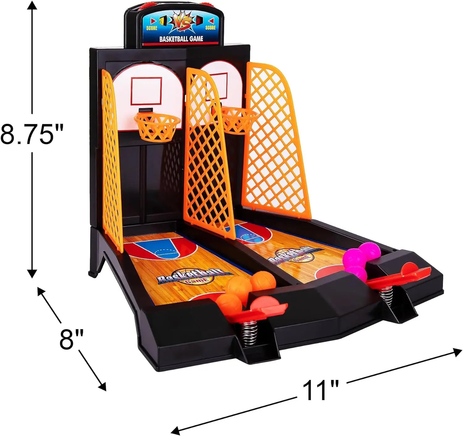 KTX-779155 Desktop Arcade Basketball Shooting Game for Kids - Mini Tabletop Basketball Fun