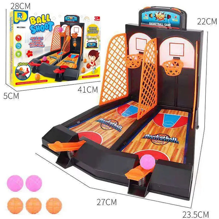 KTX-779155 Desktop Arcade Basketball Shooting Game for Kids - Mini Tabletop Basketball Fun