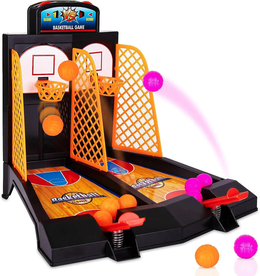 KTX-779155 Desktop Arcade Basketball Shooting Game for Kids - Mini Tabletop Basketball Fun