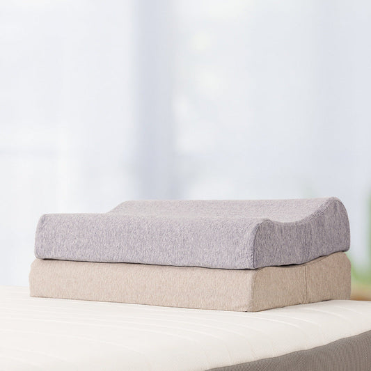 KTX-780307 Japanese-Style Cotton Twill Pillowcase for Single Pillow, Size 640mm x 440mm x 100mm/120mm