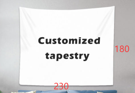 KTX-781331 Custom Digital Printing Tapestry Home Decor - Polyester Fabric, Multiple Sizes Available