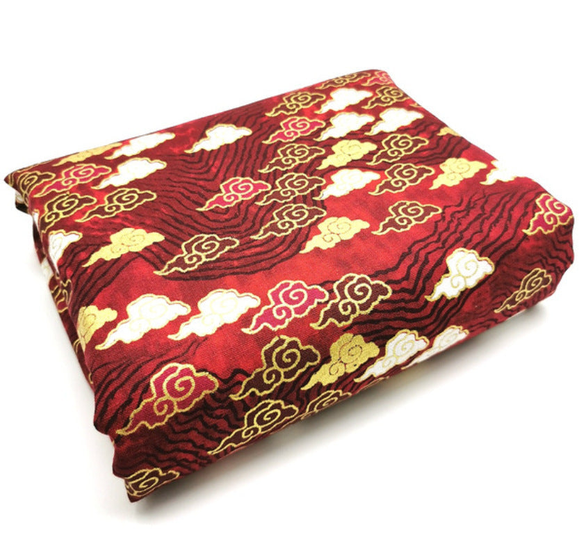 KTX-781459 Cotton Fabric Cloud Series for DIY Patchwork - 145cm Wide, 100% Cotton with Tie-Dye Design