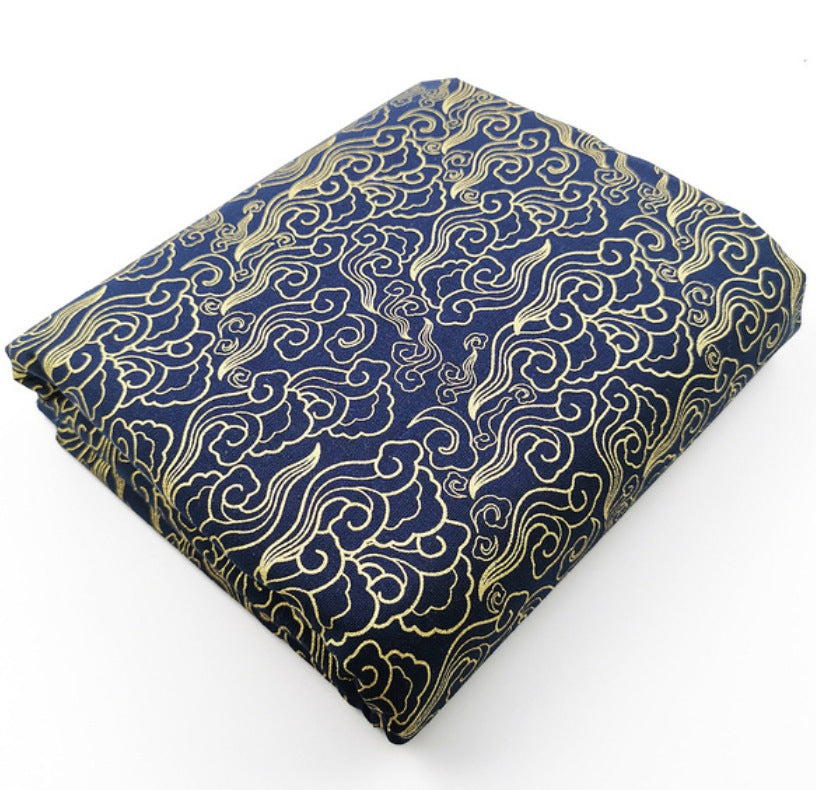 KTX-781459 Cotton Fabric Cloud Series for DIY Patchwork - 145cm Wide, 100% Cotton with Tie-Dye Design