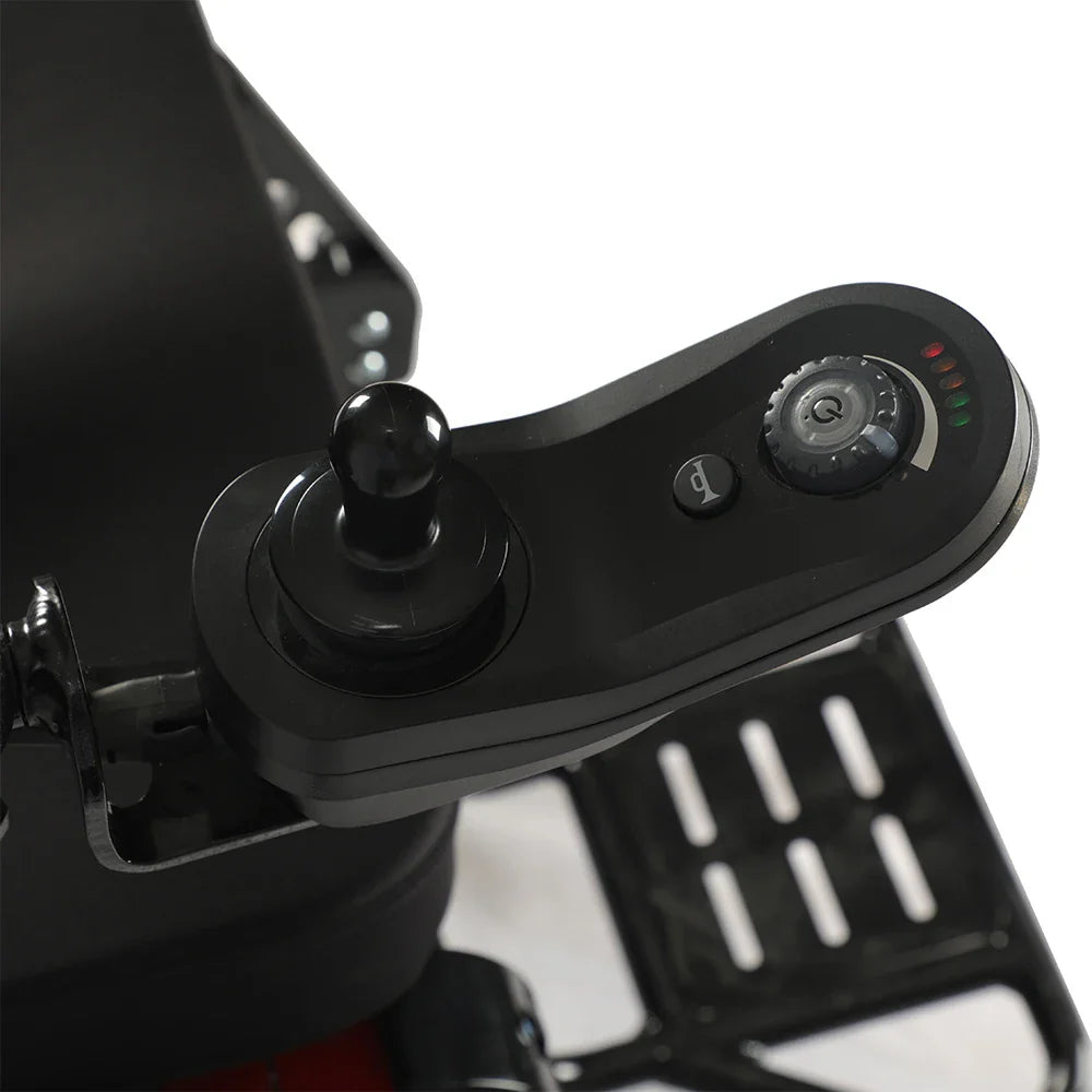 KTX-782803 Lightweight Foldable Electric Wheelchair with Removable Battery and Aluminum Alloy Frame