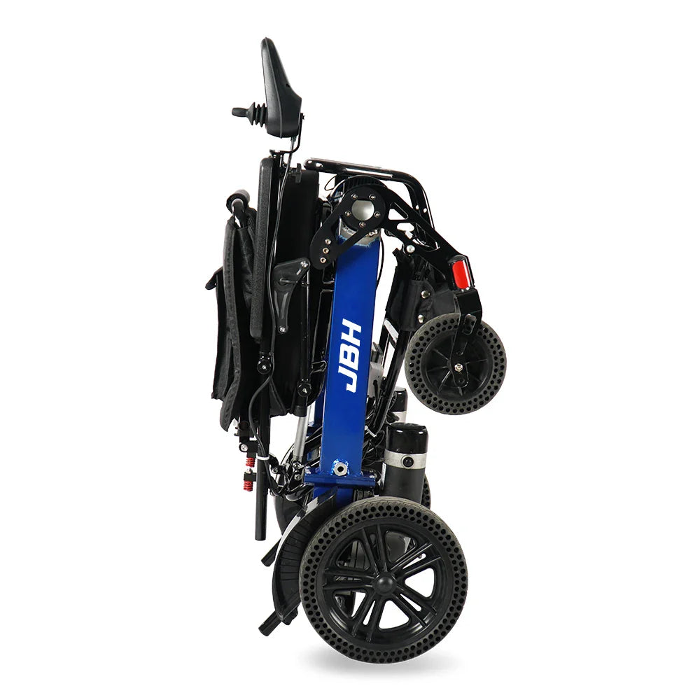 KTX-782803 Lightweight Foldable Electric Wheelchair with Removable Battery and Aluminum Alloy Frame