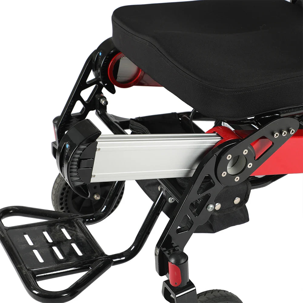KTX-782803 Lightweight Foldable Electric Wheelchair with Removable Battery and Aluminum Alloy Frame
