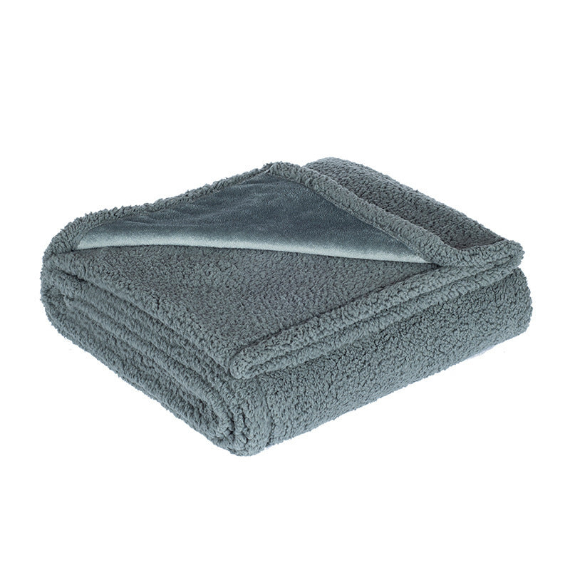 KTX-785363 Waterproof Flannel Blanket - Comfortable Cotton Velvet in Multiple Sizes