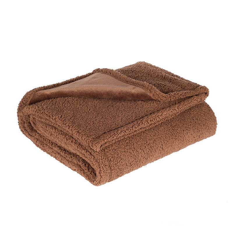 KTX-785363 Waterproof Flannel Blanket - Comfortable Cotton Velvet in Multiple Sizes