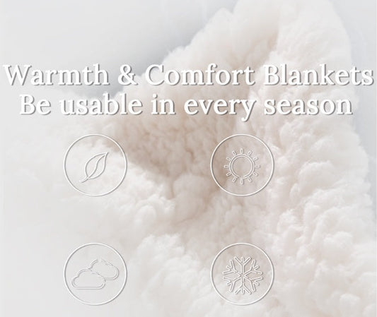 KTX-786707 Colorful Plush Cartoon Fleece Throw Blanket with Soft Crystal Velvet and Warm Sherpa Fleece Back