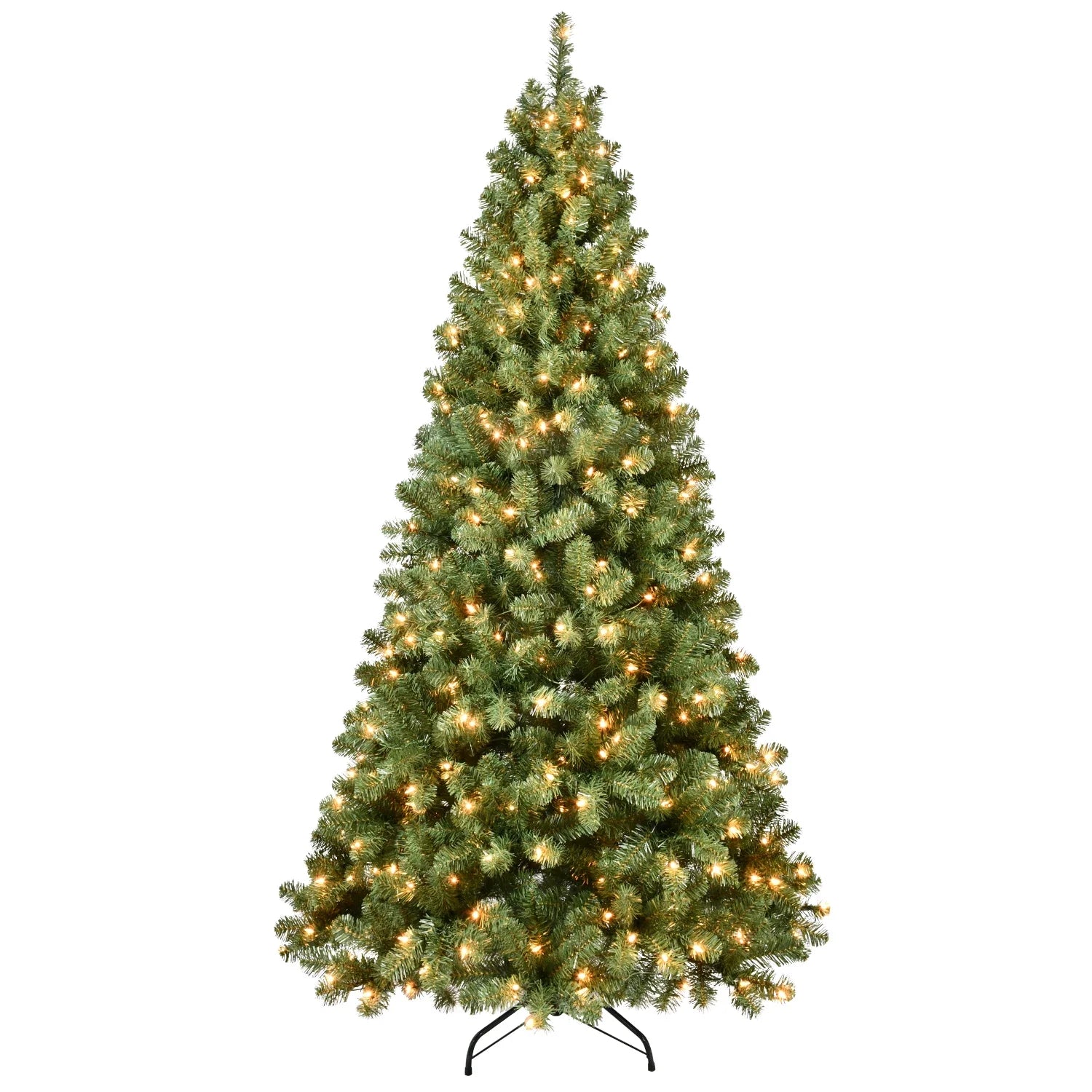 KTX-789139 Faux Pine LED Christmas Tree - Easy Assembly for Indoor & Outdoor Holiday Decor